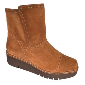 Natualizer Wylie Suede Platform Bootie Sz: 9.5